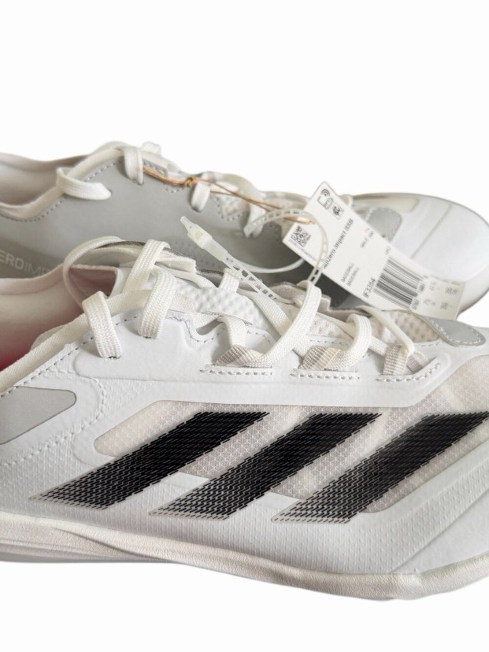 Adidas Adizero Impact BSB Baseball Cleats Shoes Men Size 8 White Black Low New